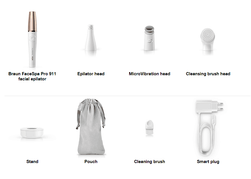 Braun FaceSpa Pro 911 facial Epilator Product